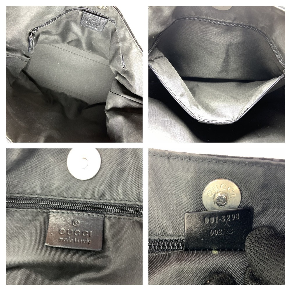 Gucci GG black suede hobo shoulder bag - Picture 7 of 9